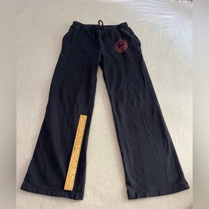 Old Navy Black Kids Sweatpants with Red Logo
